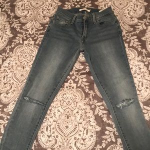 Skinny jeans. Worn maybe twice. Still feels new